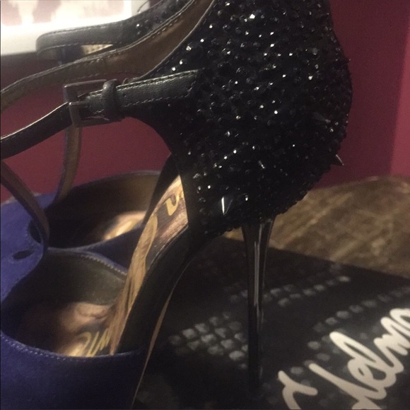 Sam Edleman Fierce Blue Stilettos - Picture 7 of 8